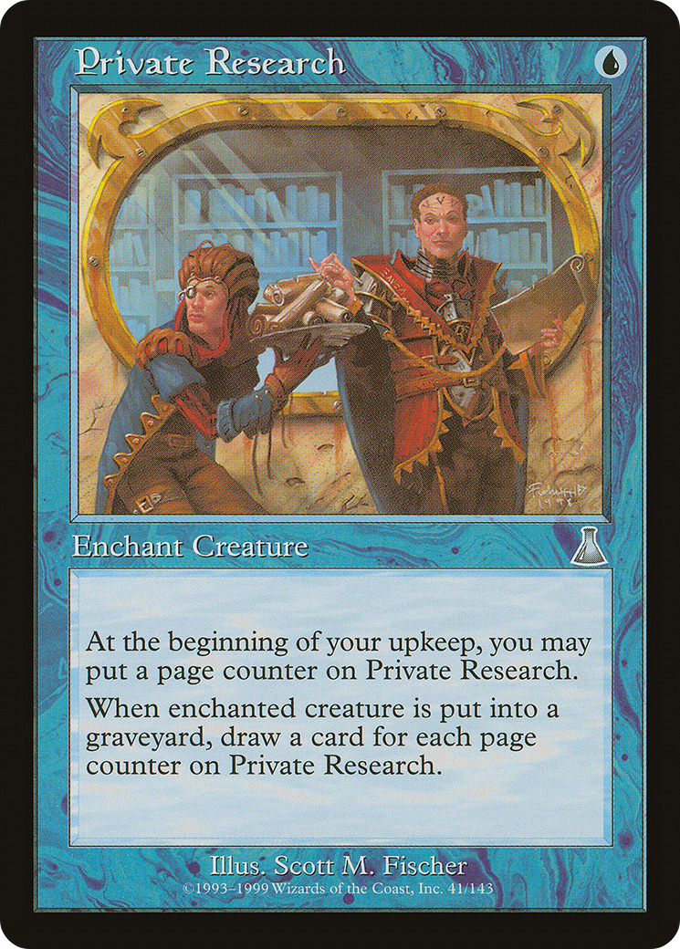Private Research (UDS-041) (Foil)