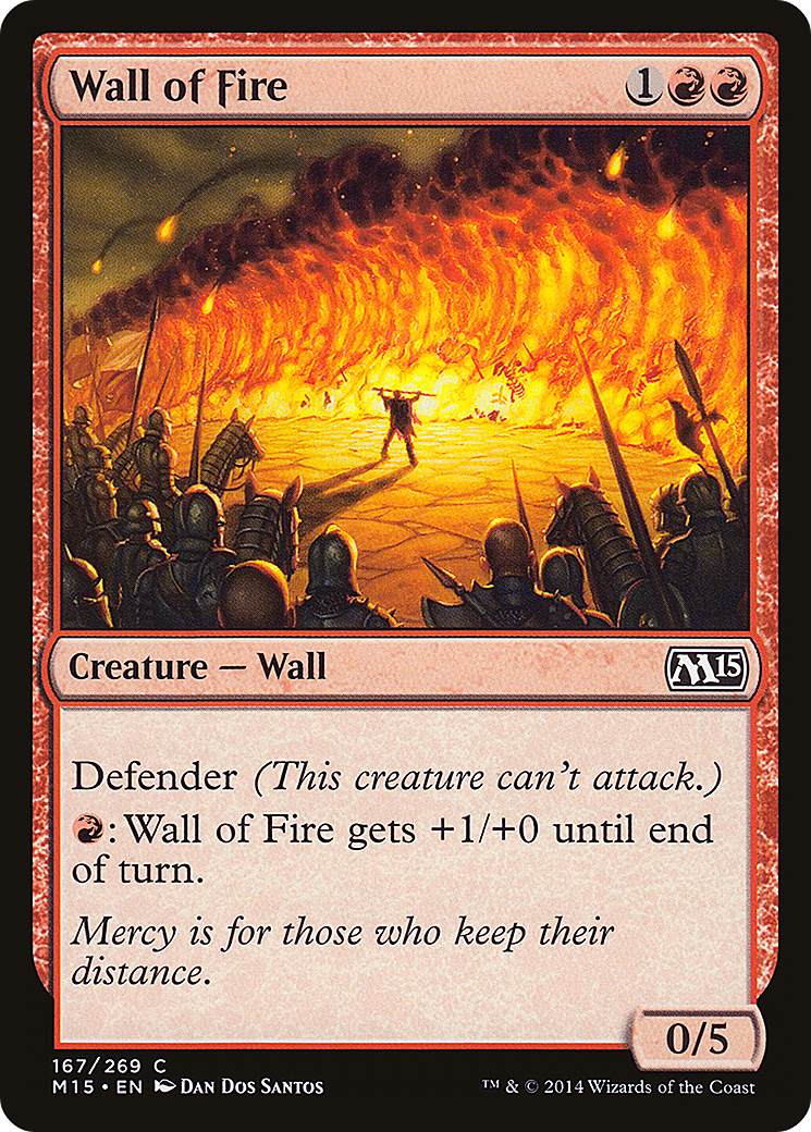 Wall of Fire (M15-167) (Foil)