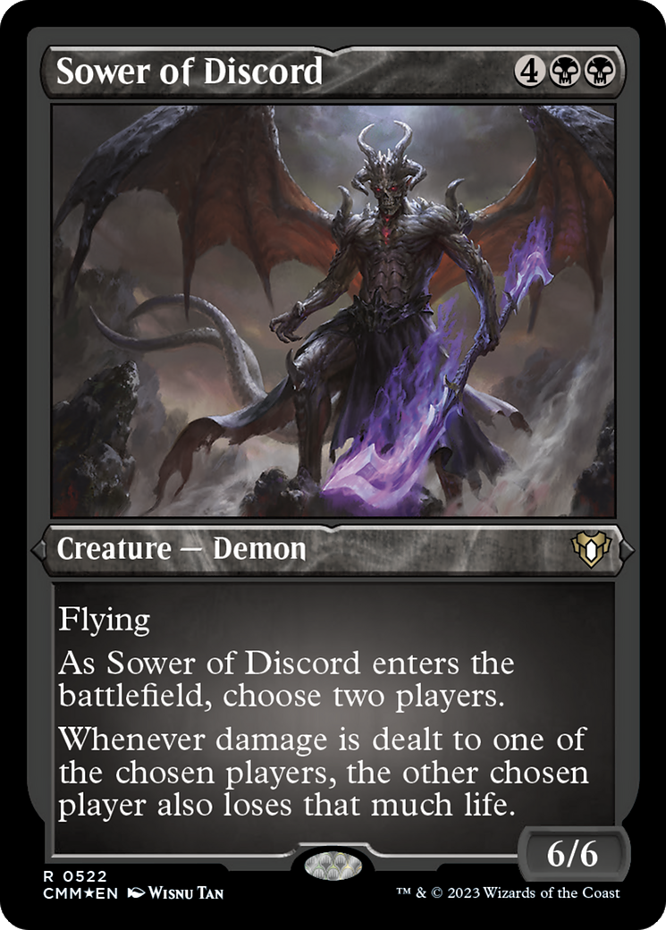 Sower of Discord (CMM-522) (Etched Foil)