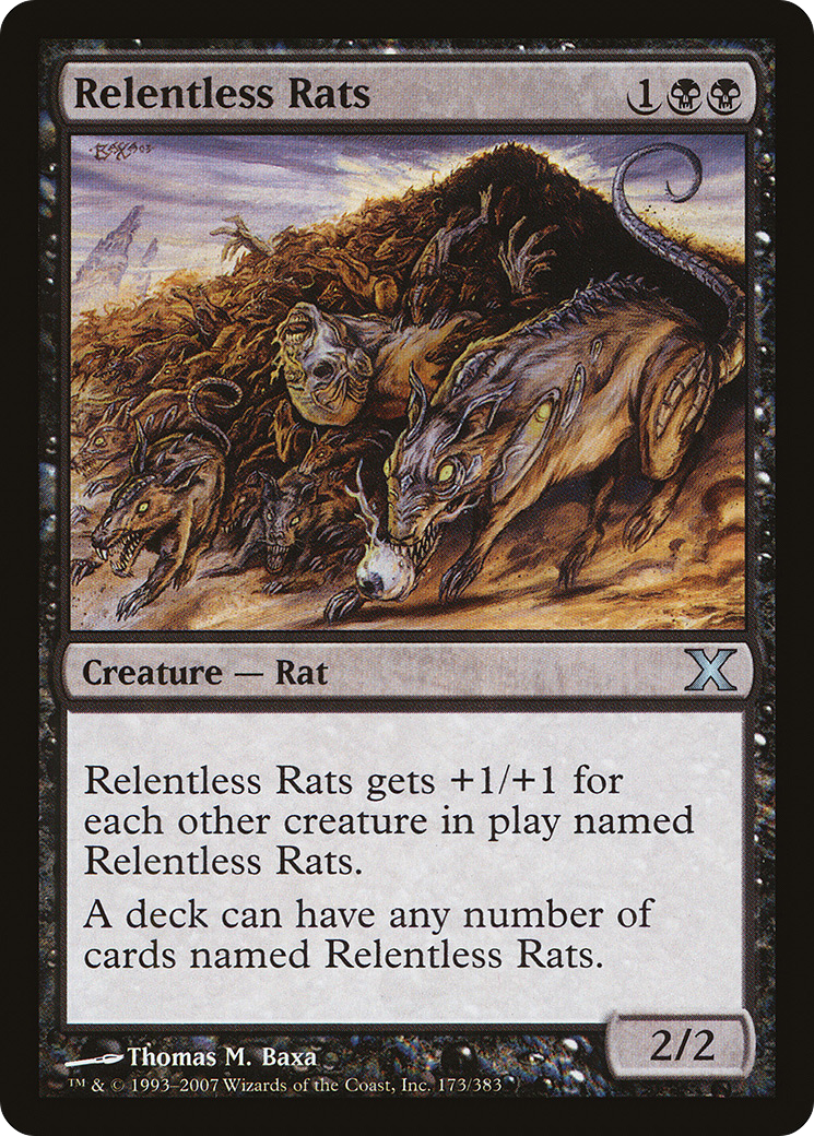 Relentless Rats (10E-173) (Foil)