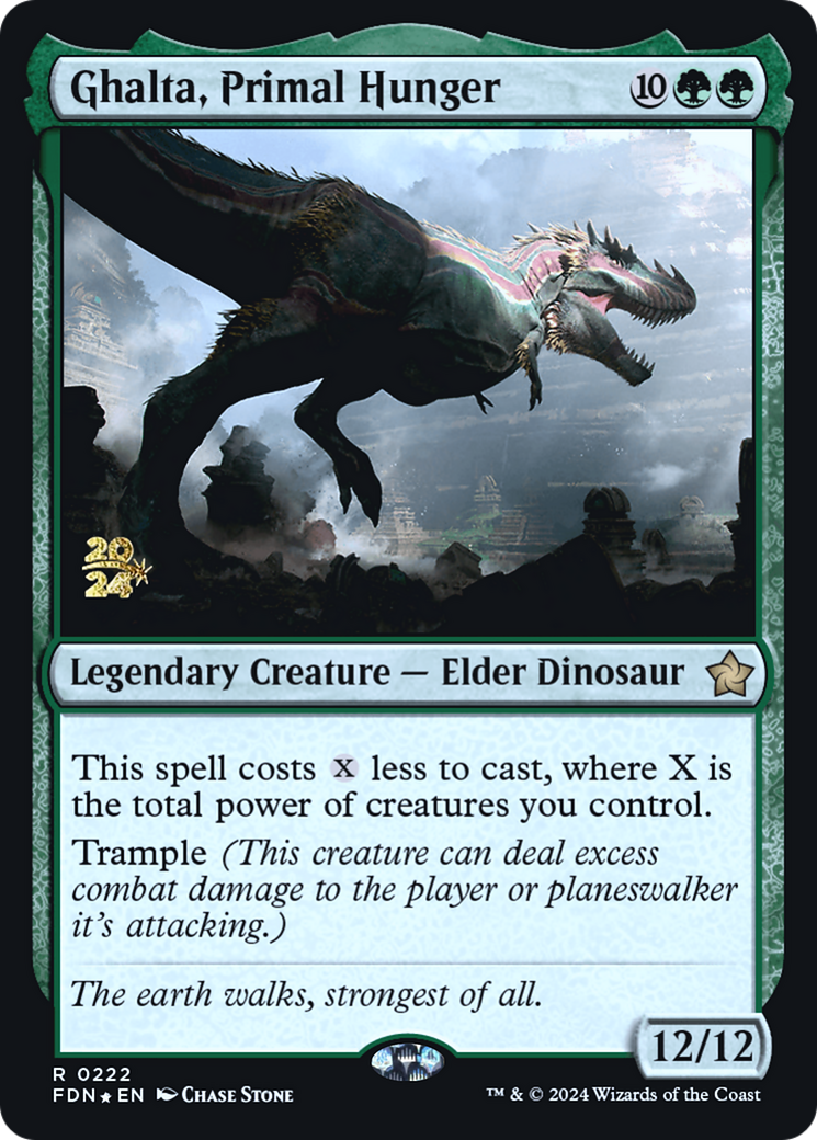 Ghalta, Primal Hunger (PRE-222S) (Foil)