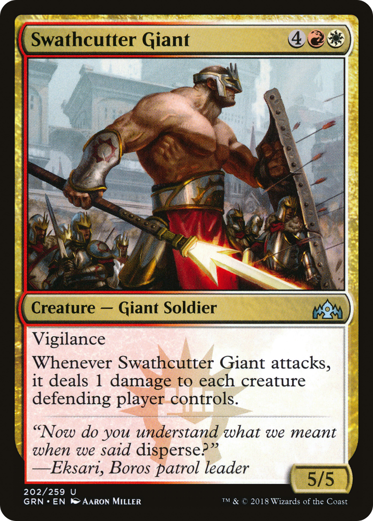 Swathcutter Giant (GRN-202) (Foil)