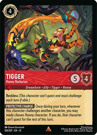 Tigger - Hunny Barbarian (13-126) (Cold Foil)