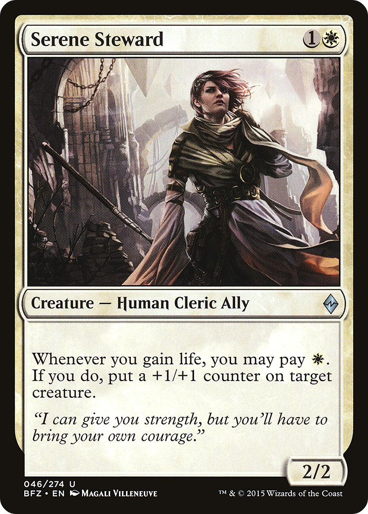 Serene Steward (BFZ-046) (Foil)