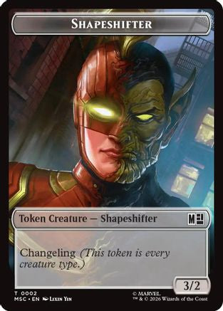 Shapeshifter // Villain Double-Sided Token (MSC-2 // 9)
