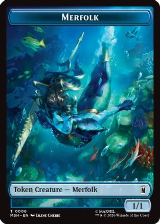 Merfolk // Doombot Double-Sided Token (MSH-6 // 18)