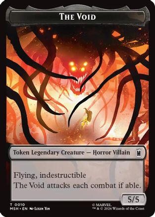 The Void // Squirrel Double-Sided Token (MSH-010/014) (Foil)