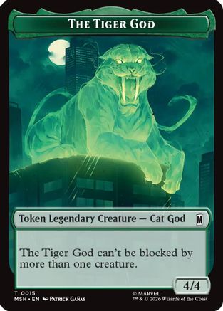 The Tiger God // Sturdy Shield Double-Sided Token (MSH-15 // 21)