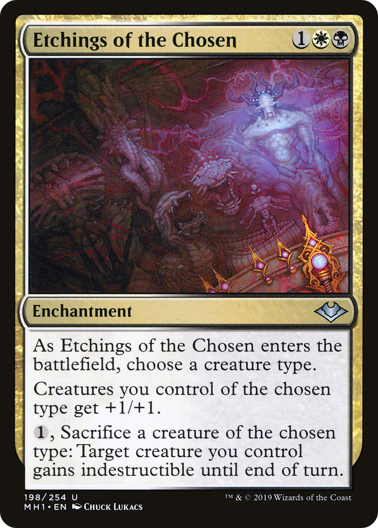 Etchings of the Chosen (MH1-198) (Foil)