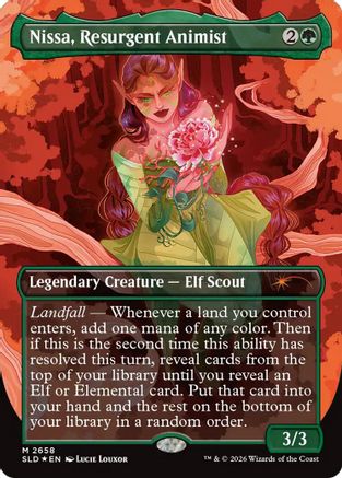 Nissa, Resurgent Animist (SLD-2658) (Foil)