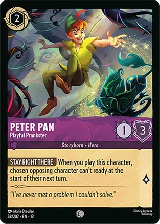 Peter Pan - Playful Prankster (13-058)