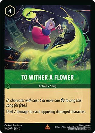 To Wither a Flower (13-101)