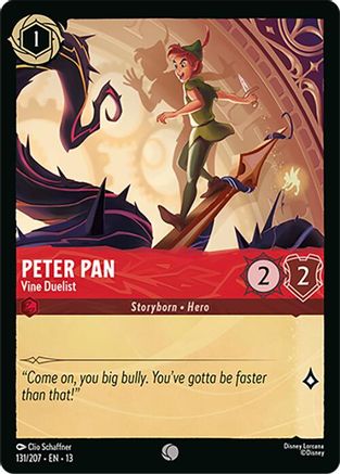 Peter Pan - Vine Duelist (13-131) (Cold Foil)
