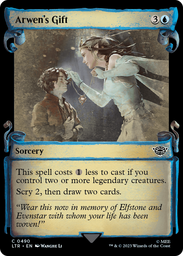 Arwen's Gift (LTR-490) (Showcase) (Scroll) (Foil)