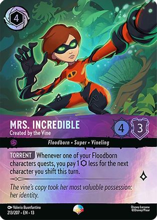 Mrs. Incredible - Created by the Vine (Epic) (13-213) (Holofoil)