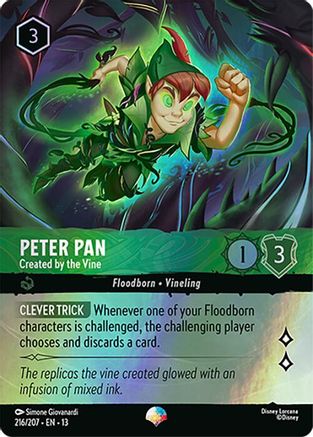 Peter Pan - Created by the Vine (Epic) (13-216) (Holofoil)