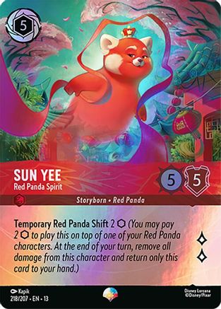 Sun Yee - Red Panda Spirit (Epic) (13-218) (Holofoil)