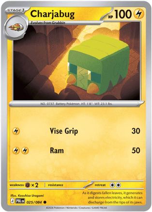 Charjabug (PBL-025) (Reverse Holofoil)