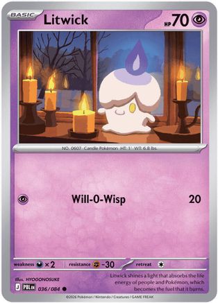 Litwick (PBL-036) (Reverse Holofoil)