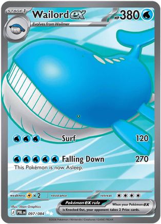 Wailord ex (PBL-097) (Holofoil)