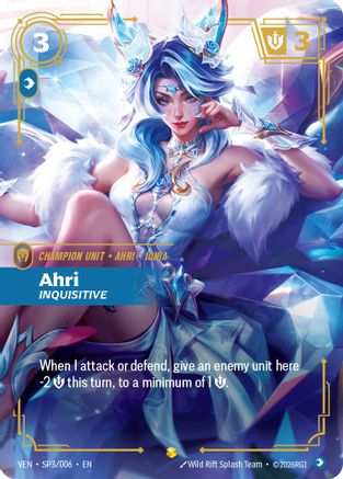 Ahri, Inquisitive (VEN-SP3) (Foil)
