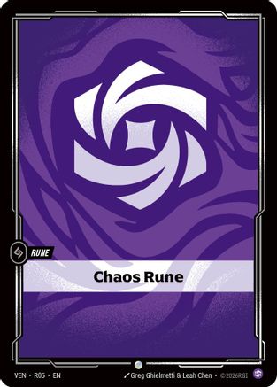 Chaos Rune (VEN-R05) (Foil)