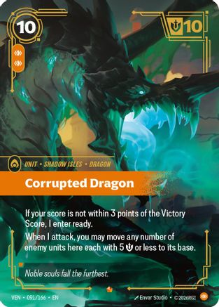 Corrupted Dragon (VEN-091) (Foil)