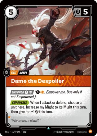 Dame the Despoiler (VEN-079) (Foil)