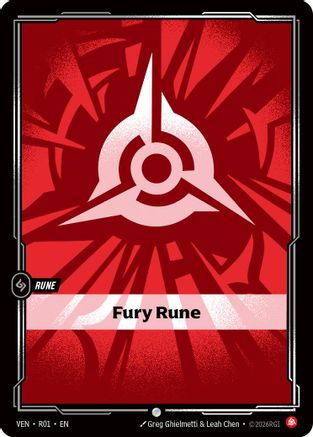 Fury Rune (VEN-R01) (Foil)