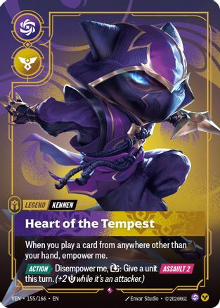 Kennen - Heart of the Tempest (VEN-155) (Foil)