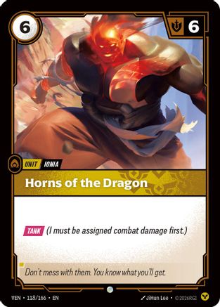 Horns of the Dragon (VEN-118) (Foil)