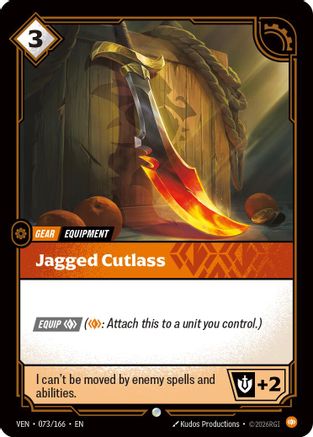 Jagged Cutlass (VEN-073) (Foil)