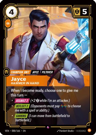 Jayce, Hammer in Hand (VEN-088) (Foil)