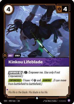 Kinkou Lifeblade (VEN-093) (Foil)