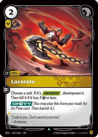 Lacerate (VEN-127) (Foil)