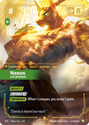 Nasus, Ascended (Alternate Art) (VEN-046a) (Foil)