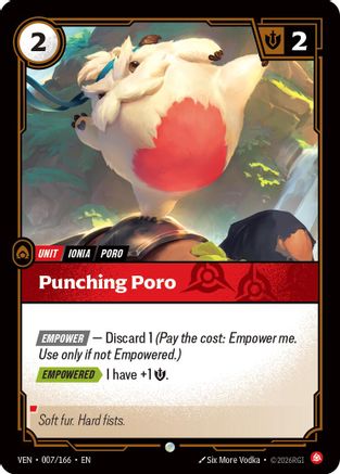 Punching Poro (VEN-007) (Foil)