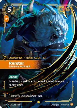 Rengar, Trophy Hunter (VEN-179) (Foil)