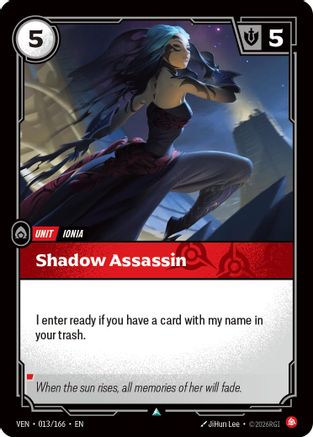 Shadow Assassin (VEN-013) (Foil)