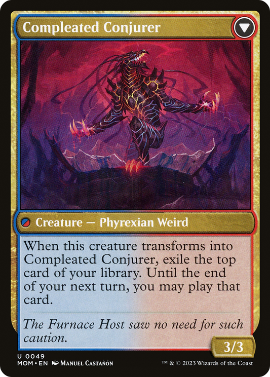 Captive Weird // Compleated Conjurer (MOM-049) (Foil)