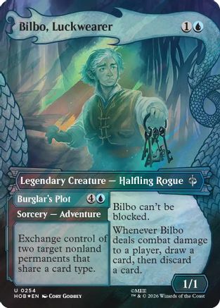 Bilbo, Luckwearer (Showcase) (Surge Foil) (HOB-254)