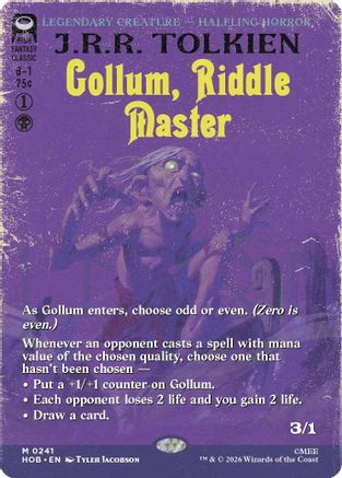 Gollum, Riddle Master (Borderless) (HOB-241)