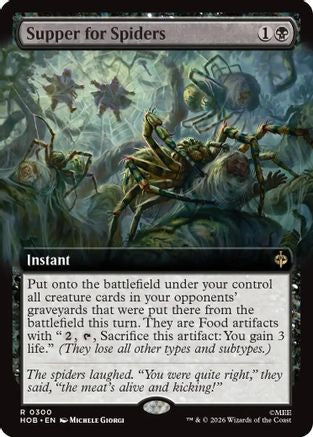Supper for Spiders (Extended Art) (HOB-300)