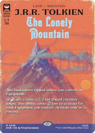 The Lonely Mountain (Borderless) (HOB-248) (Foil)
