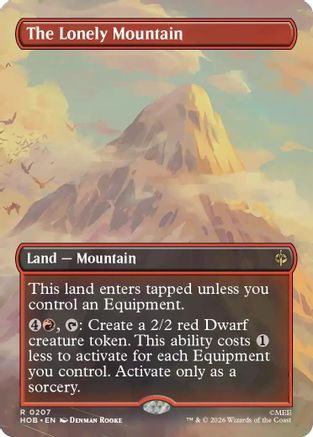 The Lonely Mountain (Borderless) (0207) (HOB-207)