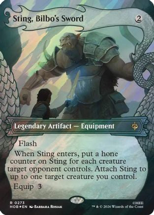 Sting, Bilbo's Sword (Showcase) (Surge Foil) (HOB-273)