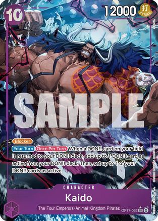 Kaido (062) (Alternate Art) (OP17-062) (Foil)