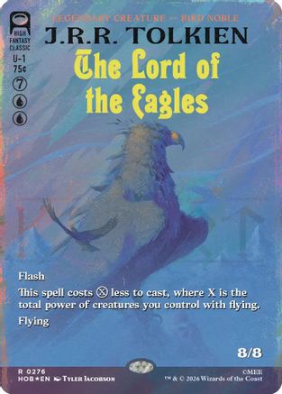 The Lord of the Eagles (Borderless) (Surge Foil) (HOB-276)
