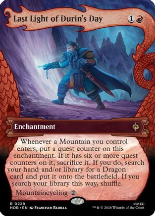 Last Light of Durin's Day (Showcase) (HOB-228)