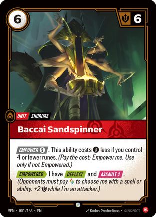 Baccai Sandspinner (VEN-001) (Foil)